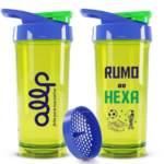 Coqueteleira X-PRO Allp Copa 600ml - AMARELO/AZUL