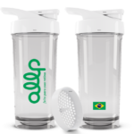 Coqueteleira X-PRO Allp 600ml - TRANSP/BANDEIRA