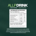 ALLP WHEY MORANGO  1KG - ALLP DRINK - Imagem 2