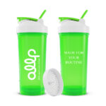 Coqueteleira  Allp Supplements 600ml - VERDE/BRANCO