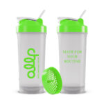 Coqueteleira Allp Supplements 600ml - BRANCO/VERDE