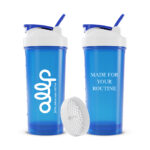 Coqueteleira Allp Supplements 600ml - AZUL/BRANCO